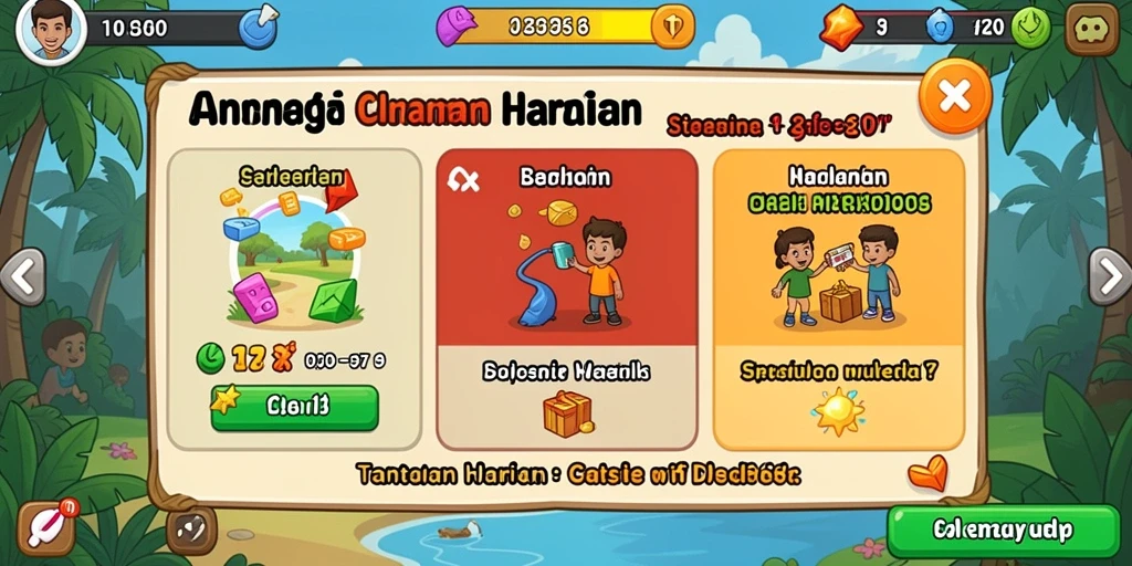 Gim yang mengasyikkan dengan level yang menantang.