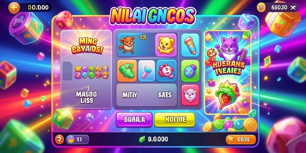 Screenshot level terakhir yang menantang dan menarik.