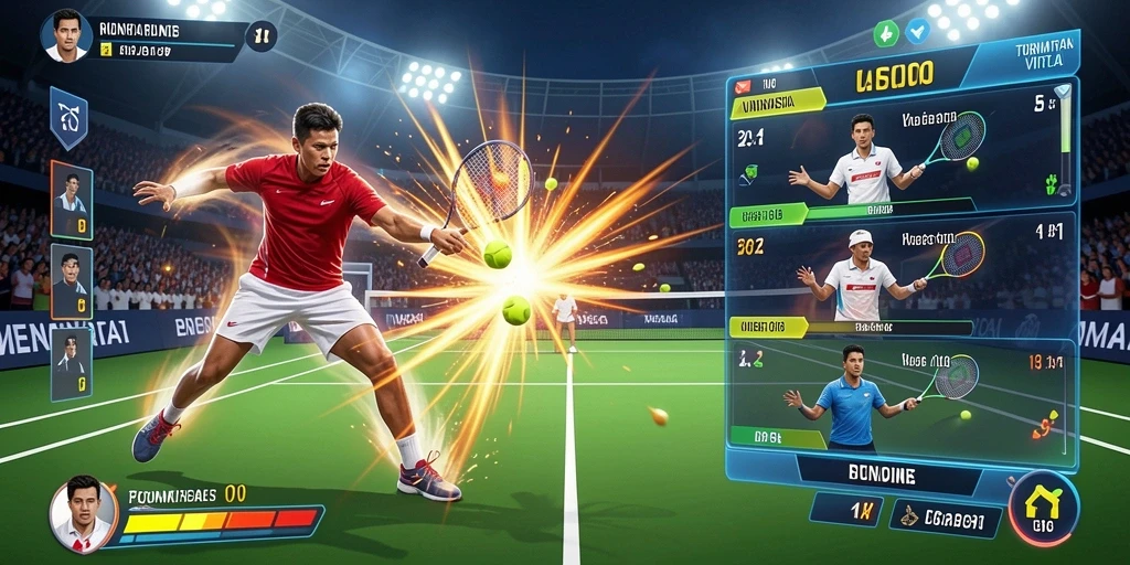 Ilustrasi tim pemain dalam mode multiplayer.